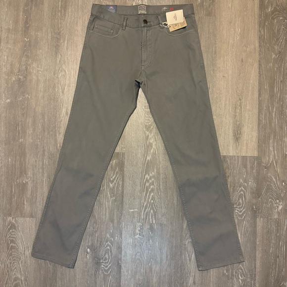 Faherty Comfort Twill 5-Pocket Pant Grey Men’s 33x32 NWT - Picture 6 of 13